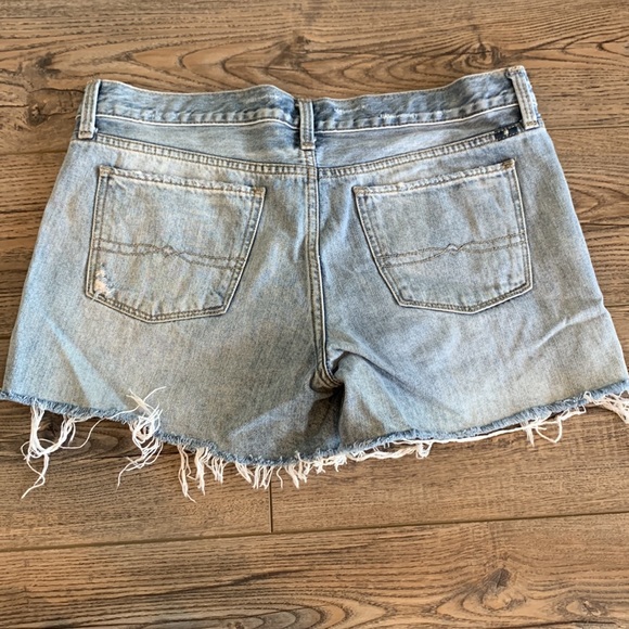 Lucky Brand Cutoff Jean Shorts 8/29 Embroidered - Picture 7 of 7